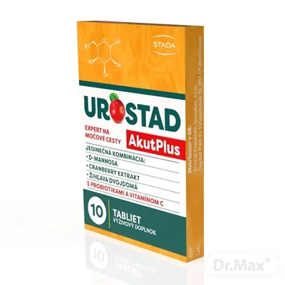 UROSTAD AkutPlus 1×10 tbl, výživový doplnok