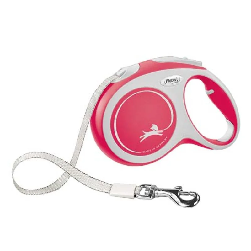 flexi New Comfort L popruh 5m červená do 60kg
