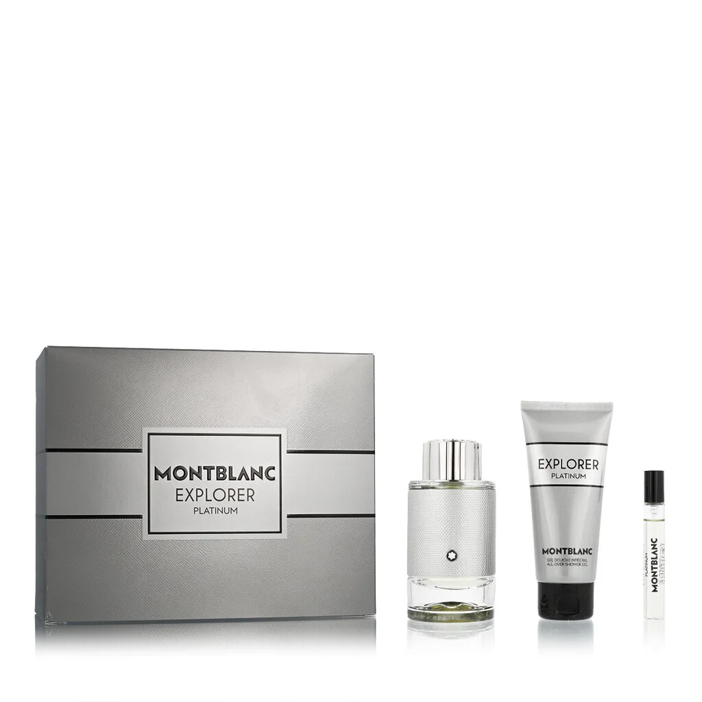 Montblanc Explorer Platinum EDP 100 ml + EDP MINI 7,5 ml + SG na tělo i vlasy 100 ml M