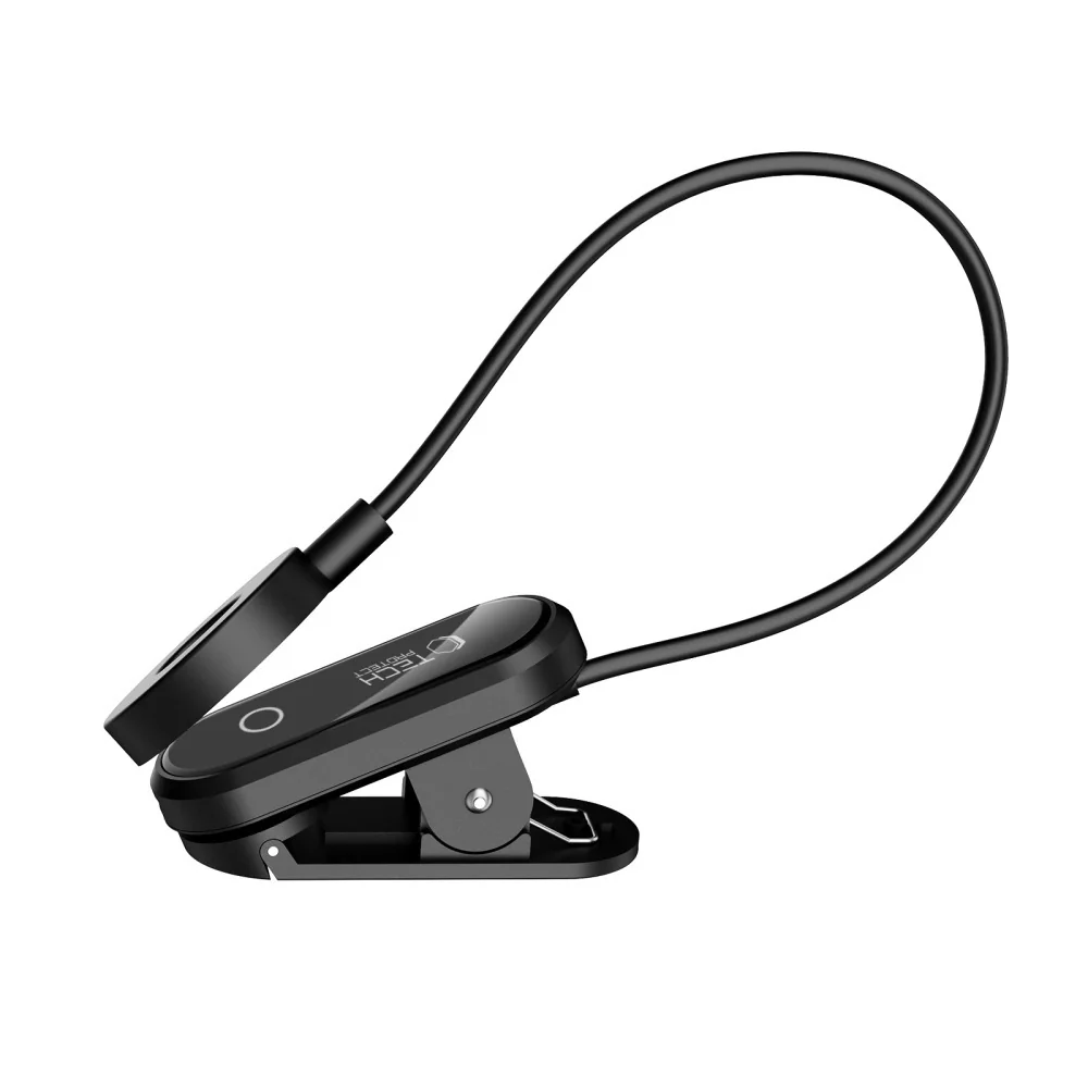 Tech-Protect LL100 LED lampa s klipom, čierna