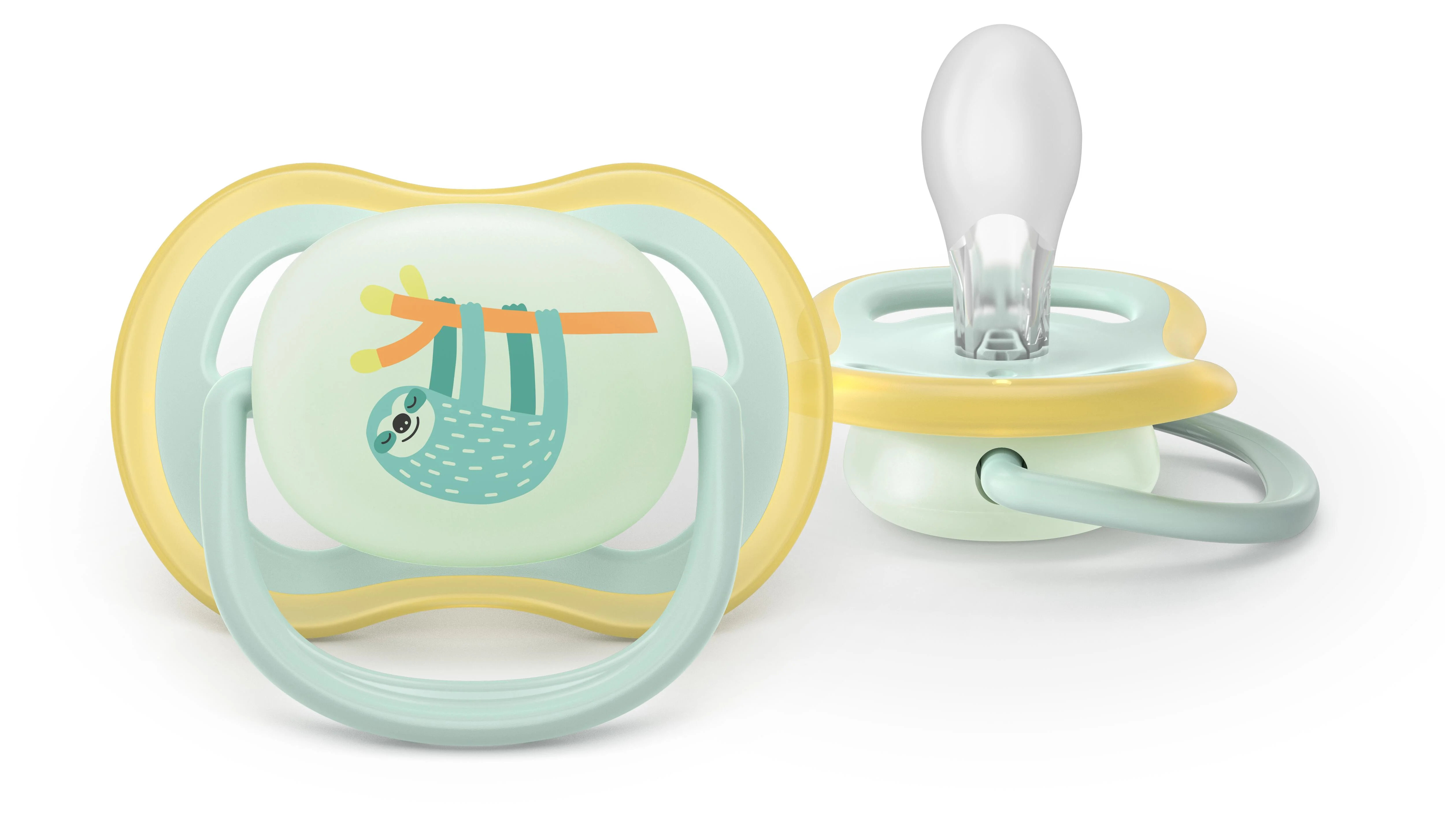 Philips AVENT - Cumlík Ultra air s obrázkom SCF376/24, nočný 0-6 m, chlapec 2 ks