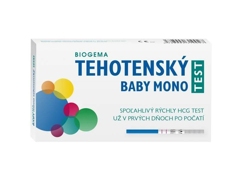 BABY TEST MONO tehotenský test prúžok 1×1 ks, tehotenský test prúžok