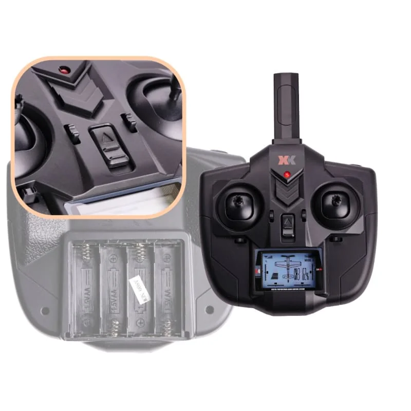 RC vetroň WLtoys Sky King 2.4GHz – oranžový