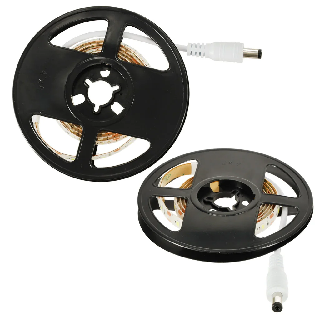 Vodeodolný LED pásik 1 m 59 LED – studená biela, pohybový senzor, USB alebo batérie