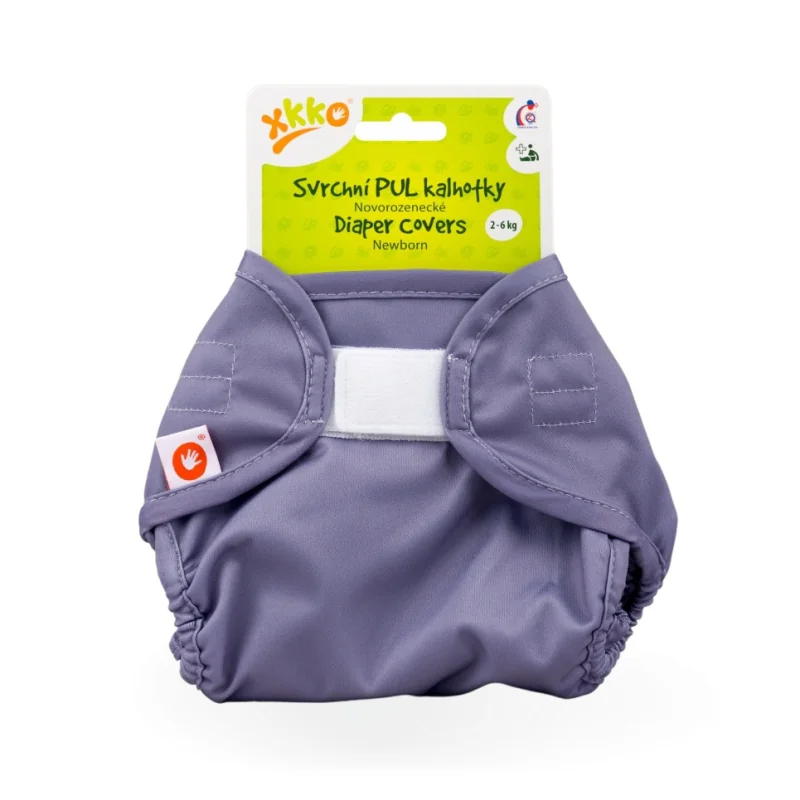 XKKO Vrchné plienkové nohavičky Newborn - Lavender Aura PULDCNB20