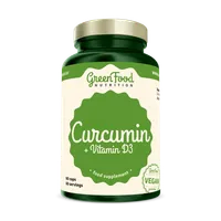 GreenFood Nutrition Curcumin +  vit D3 60cps