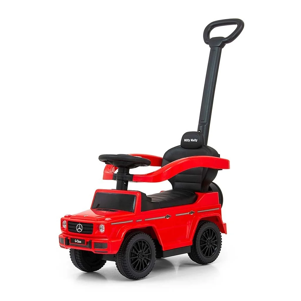 Detské odrážadlo s vodiacou tyčou MERCEDES G350d Milly Mally