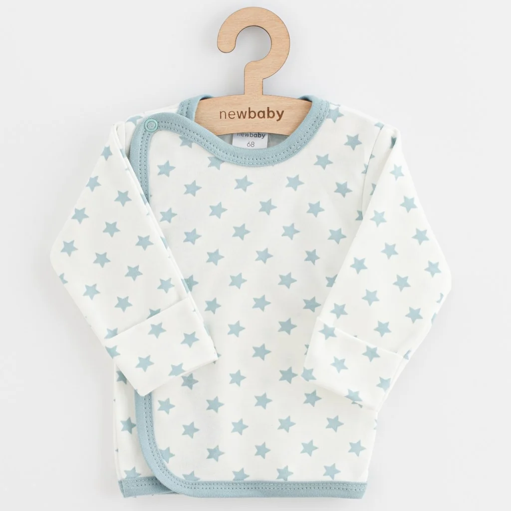 Dojčenská košieľka New Baby Classic II Uni 3ks mätová 68 (4-6m),