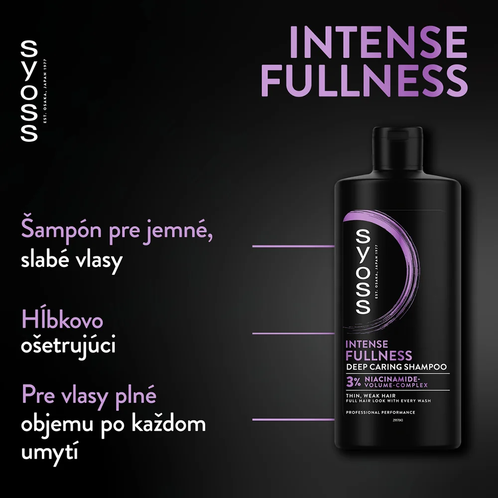 Syoss šampón Full Hair 5D 1×440 ml, pre jemné vlasy