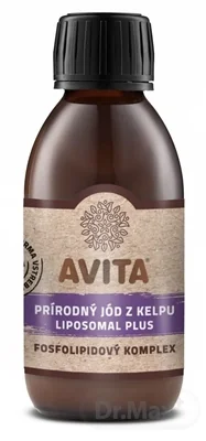 AVITA PRÍRODNÝ JÓD Z KELPU LIPOSOMAL PLUS 1×200 , fosfolipidový komplex