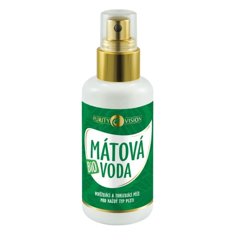 Purity Vision Bio Mätová Voda 100ml 1×100 ml, mätová voda