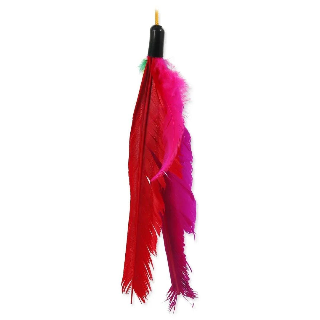 Hračka Magic Cat prút s perím 45cm