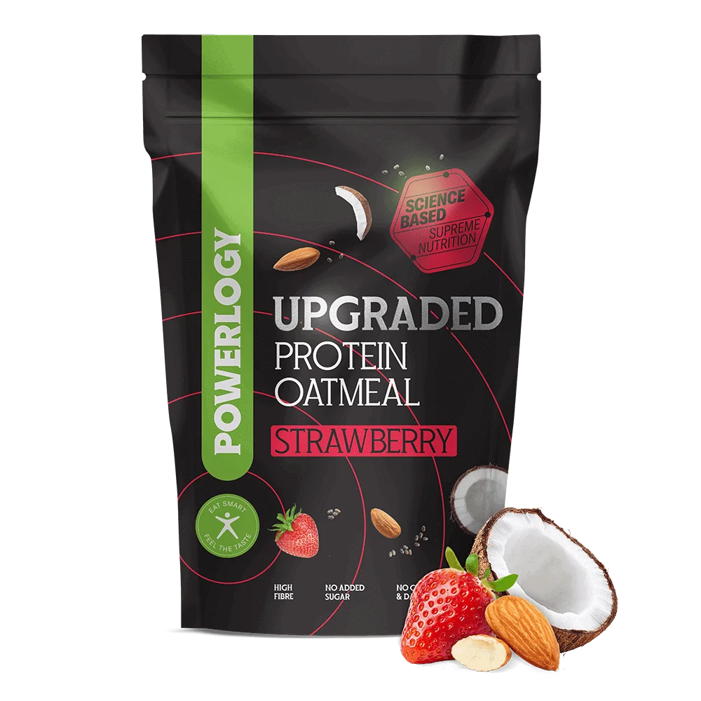 Powerlogy Upgraded Protein Oatmeal Strawberry 350 g