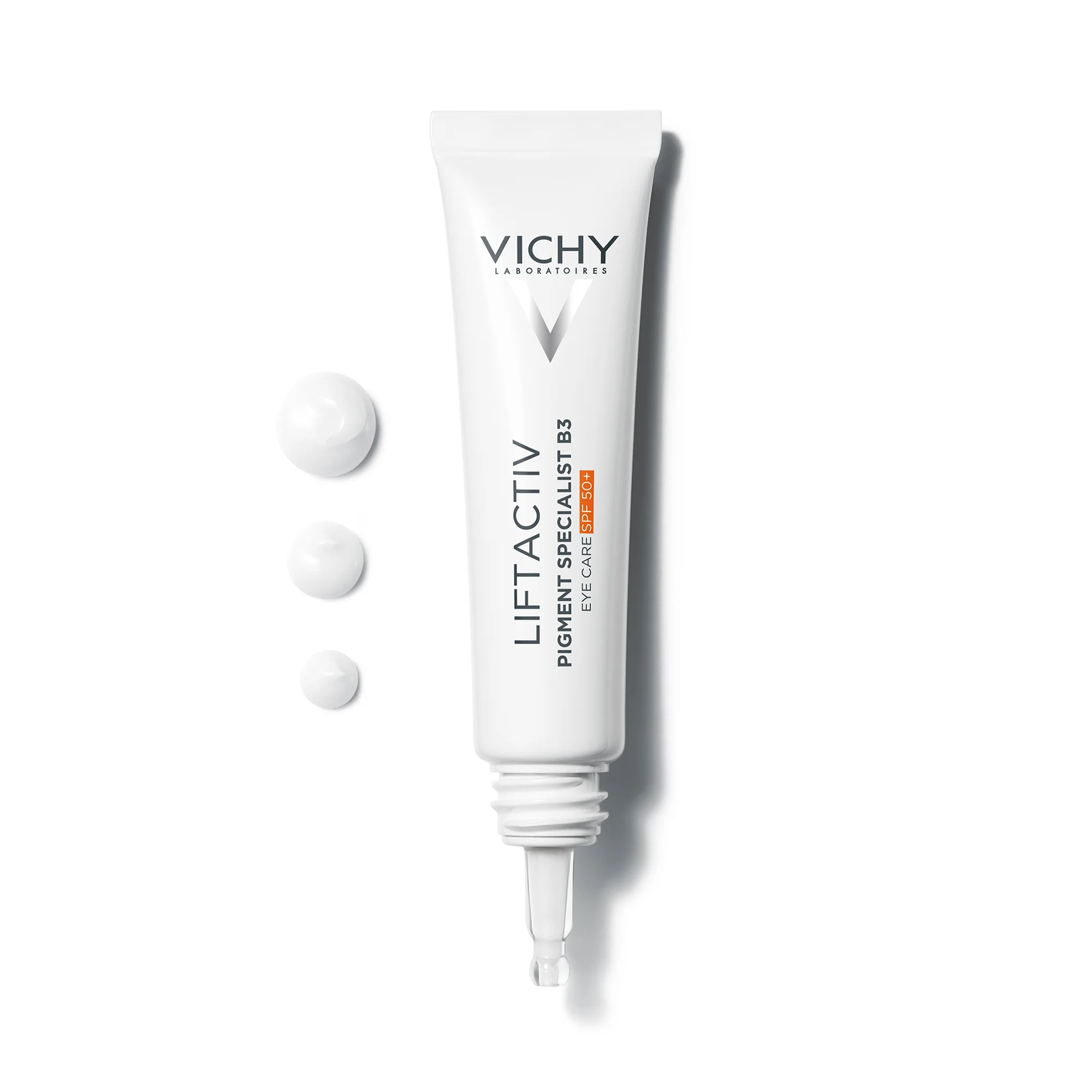 VICHY Liftactiv Pigment Specialist B3 Očný krém SPF50+ pomáha korigovať tmavé škvrny a kruhy pod očami. 15 ml