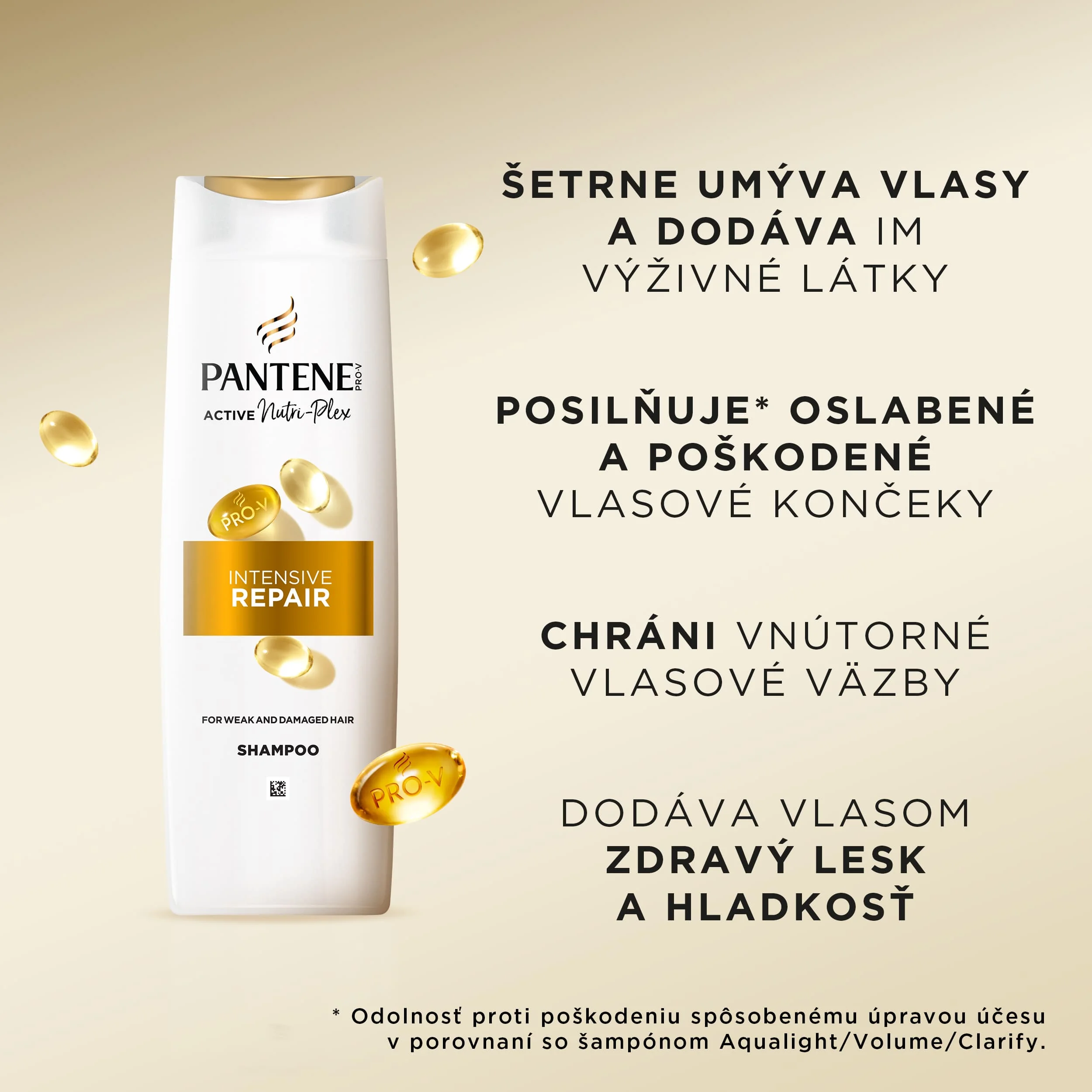 Xmass set Pantene Intensive Repair šampón 400ml + kondicionér 220ml 1 set