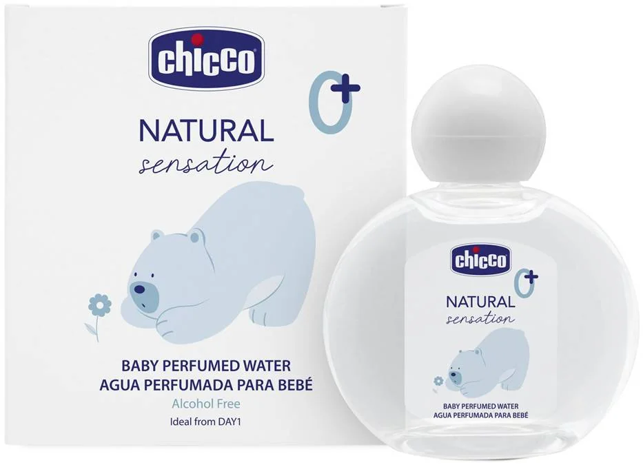 CHICCO Voda detská parmufovaná Natural Sensation 100ml, 0m+ 1×100 ml, detská parfumovaná voda