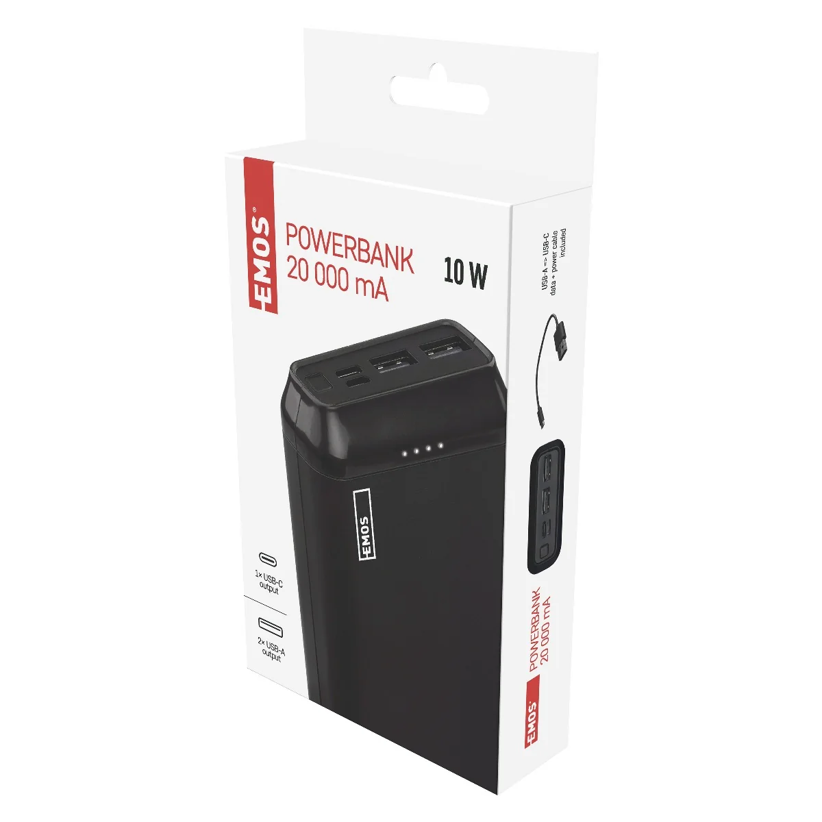 EMOS POWERBANK ALPHA2 20 20000 B 1×1 ks, powerbanka