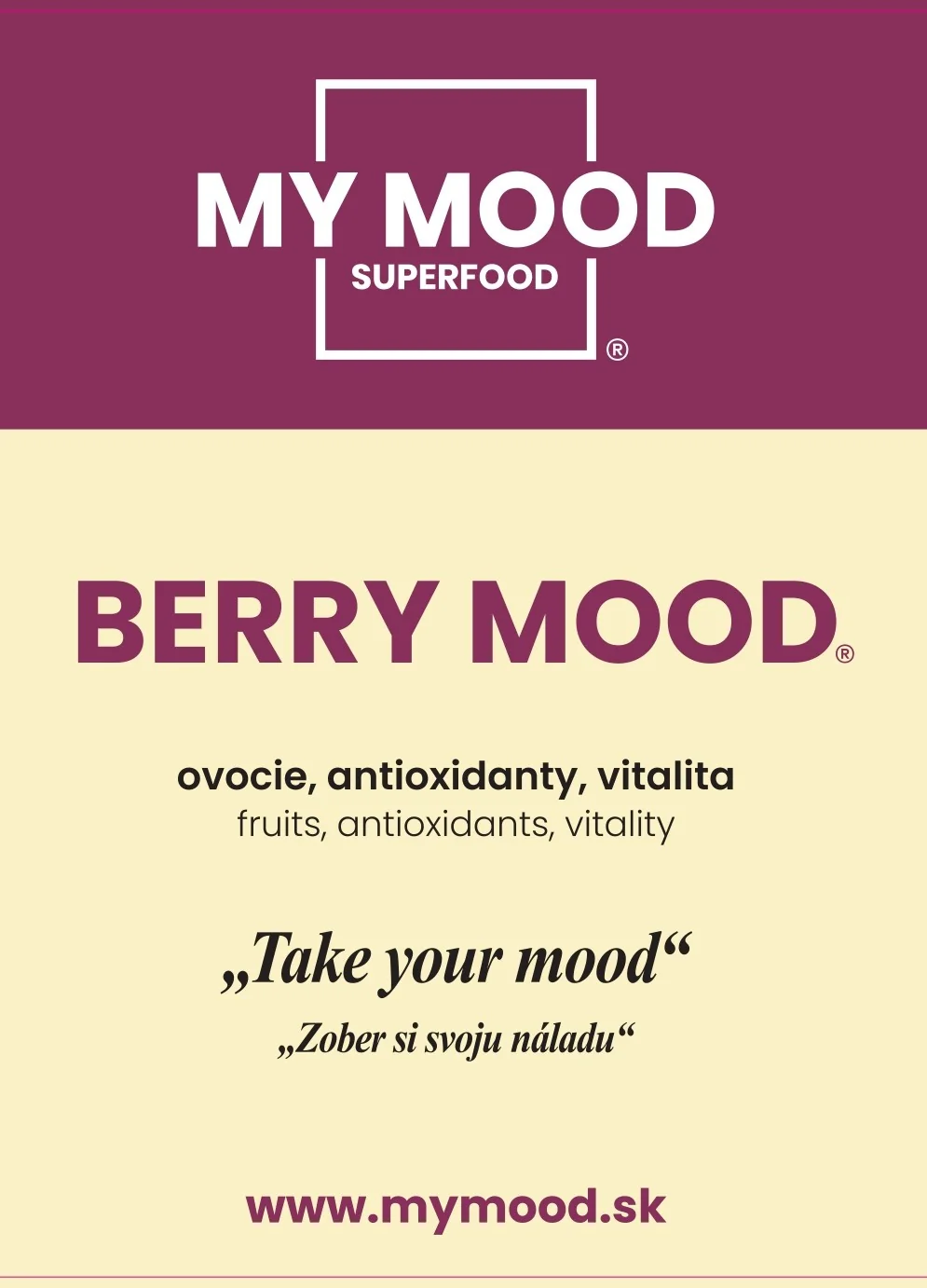 BERRY MOOD 150 g Ovocná superfood zmes s antioxidantmi