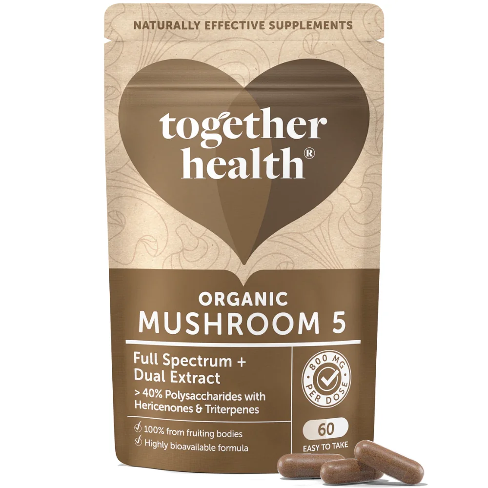 Together Health - Komplex 5 funkčných húb, 60 kapsúl