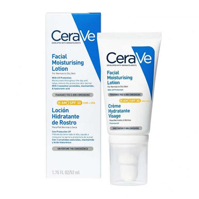 CeraVe HYDRATAČNÝ PLEŤOVÝ KRÉM SPF 30 1×52 ml, pleťový krém
