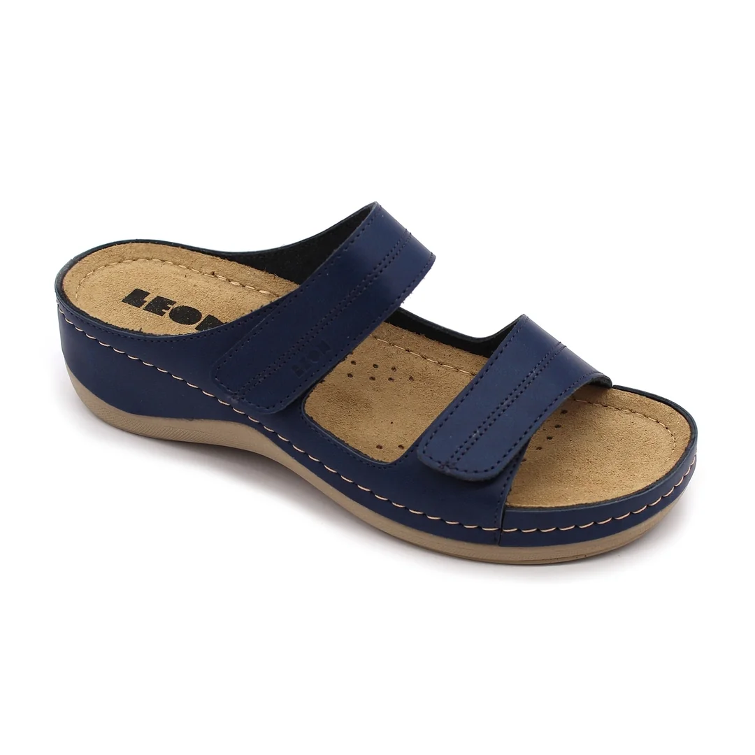 Leon 907 Dámska zdravotná celokožená obuv s prackou 36 - 23cm, červená, 4,5 cm