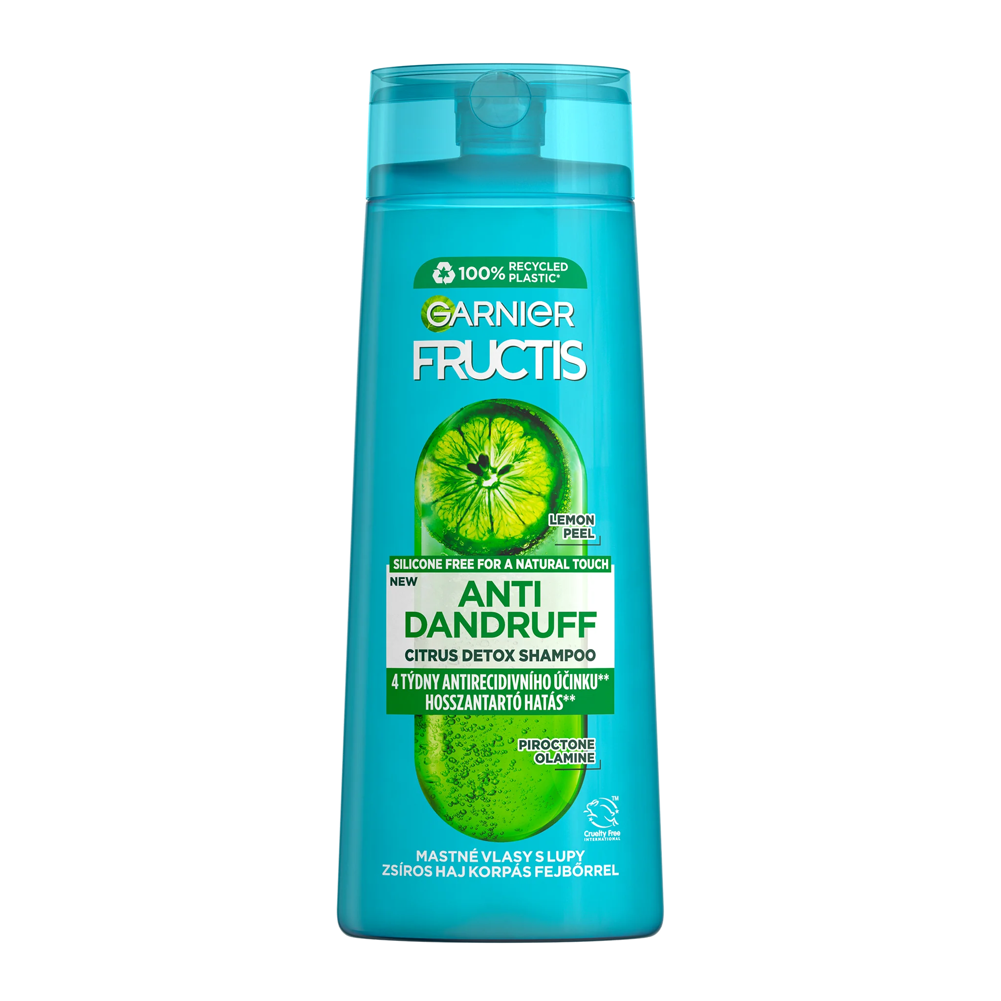 Garnier Fructis Antidandruff Citrus šampón na mastné vlasy s lupinami 1×250 ml, šampón na mastné vlasy