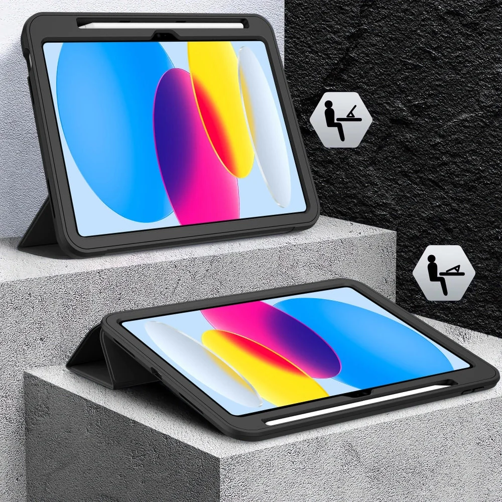 Tech-Protect Endurance kryt na iPad 10.9'' 10gen 2022 / 11'' 11gen 2025, čierny 5, čierny