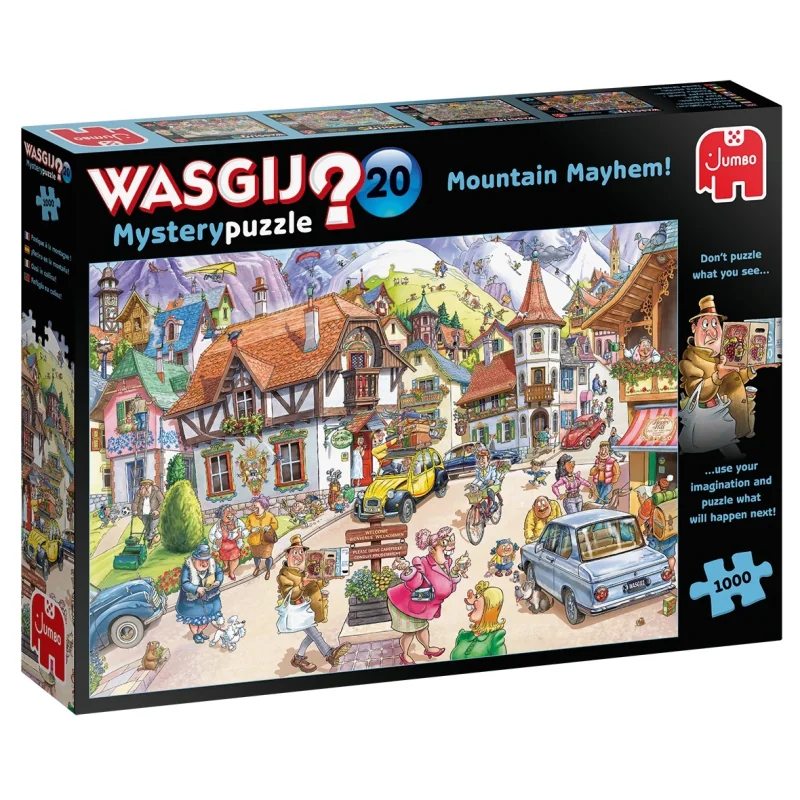 Jumbo Wasgij Puzzle - Mountain Mayhem 1000 dielikov JUM25002