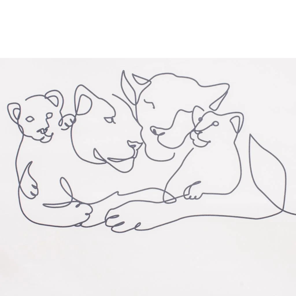 Detská rozkladacia pohovka New Baby Lion Family , 20C55574