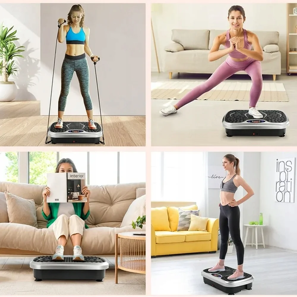 Livefy Fit Vibe vibračná plošina na cvičenie, béžová