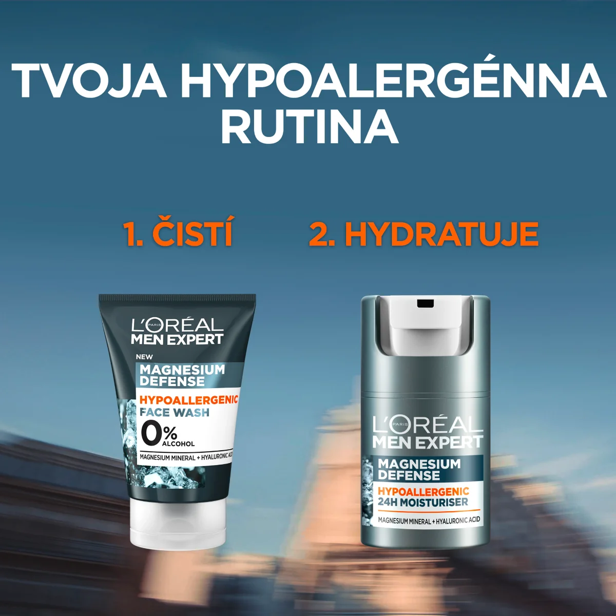 L'Oreal Men Expert Magnesium Defense denný krém 1×50 ml, denný krém