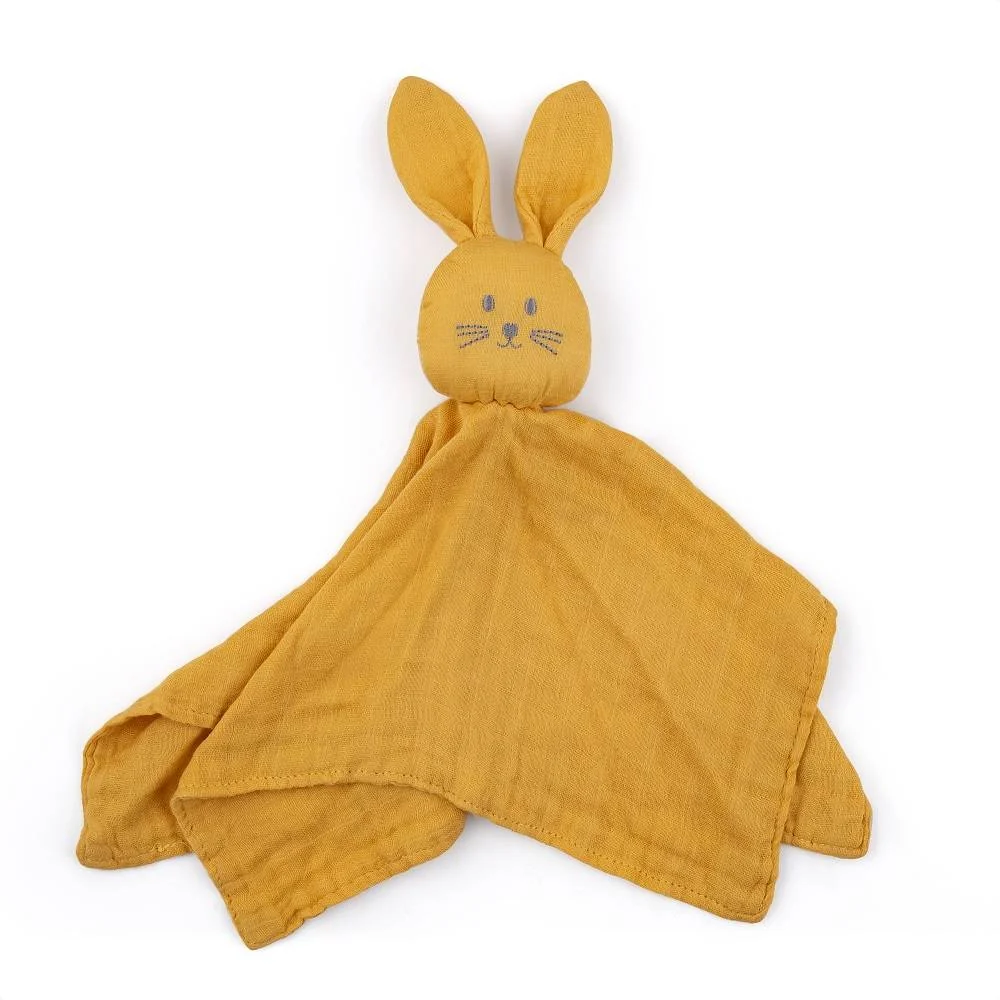 PETITE&MARS Maznáčik bambusový mušelínový Hugo Intense Ochre 0m+ 1×1 ks, maznáčik