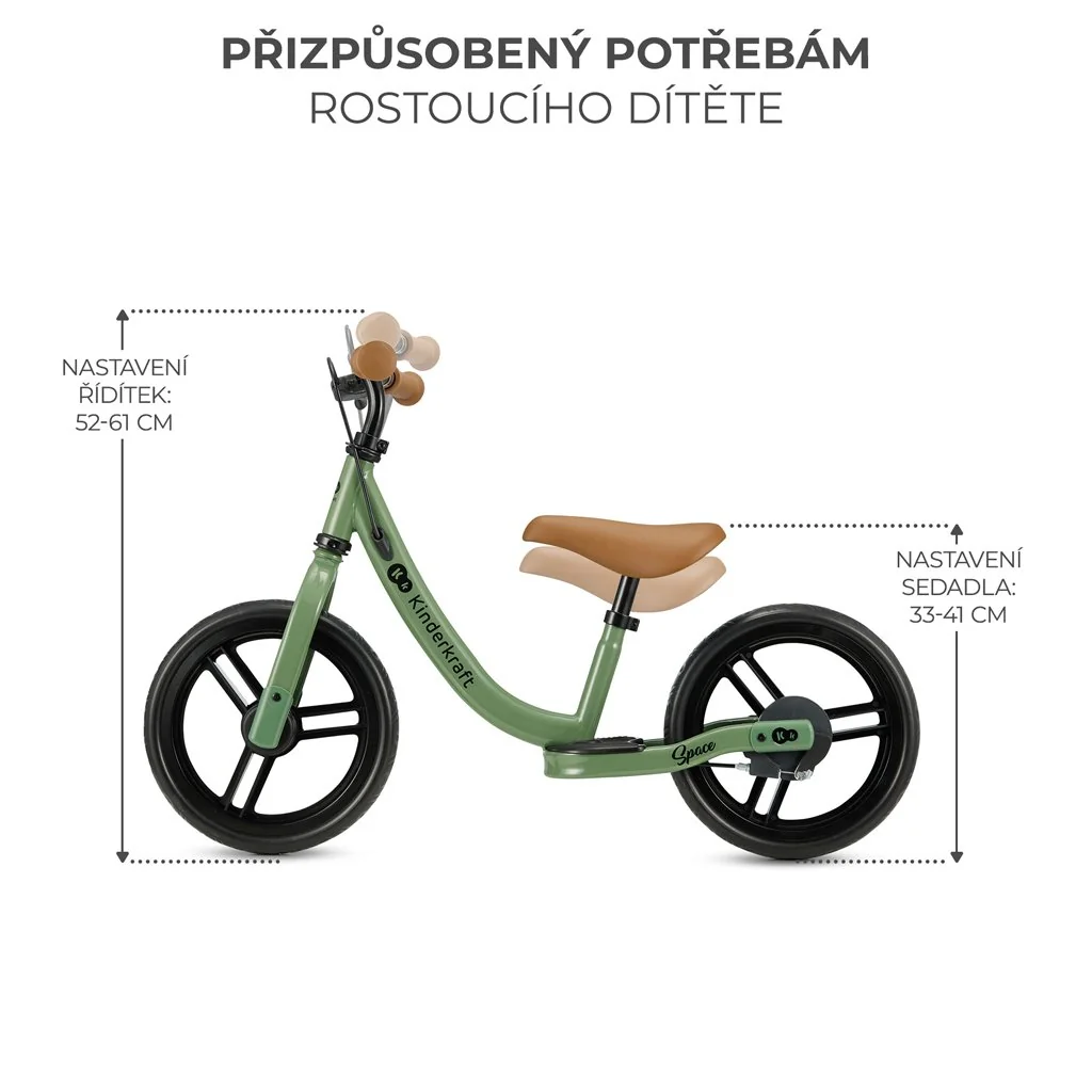 Odrážadlo Space Deep Light green