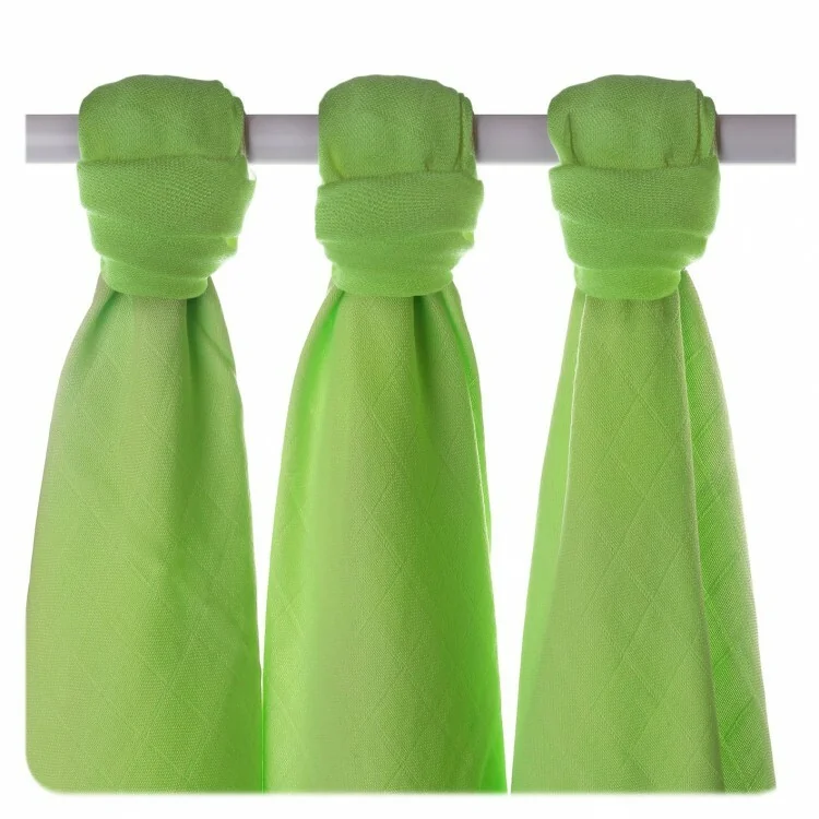 XKKO BMB Bambusová plienka Colours 70x70 - Lime (3ks) 1×1 ks