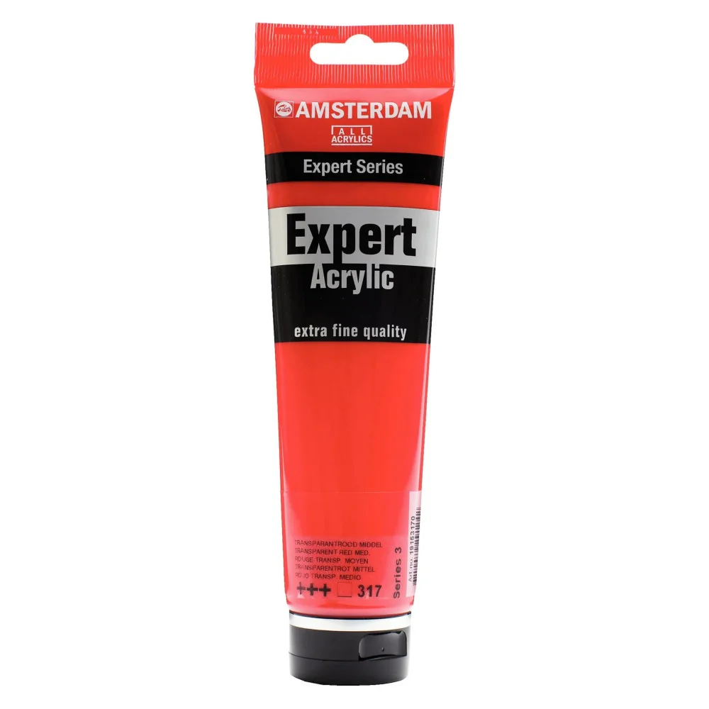 Akrylová farba expert 150ml Amsterdam - 317 Transparent Red Medium-Amsterdam