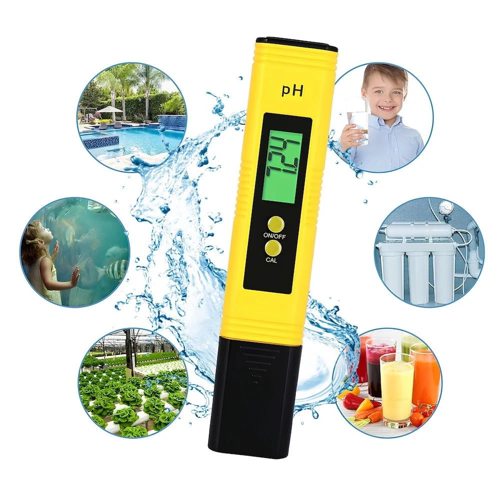 MG TL103 digitálny tester kvality vody pH, žltý