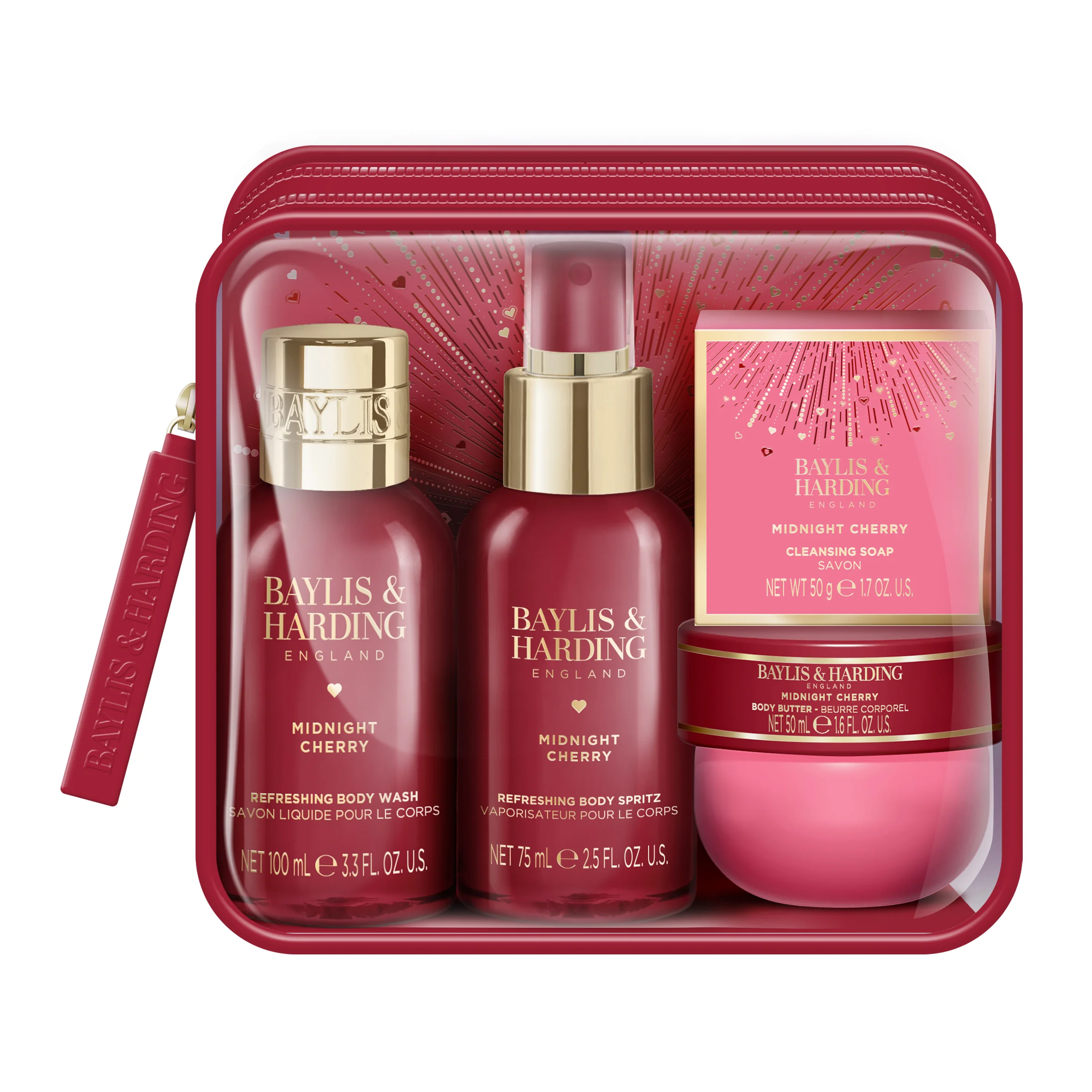 Baylis and Harding Sada starostlivosti v taštičke Mid.Cherry 4 ks