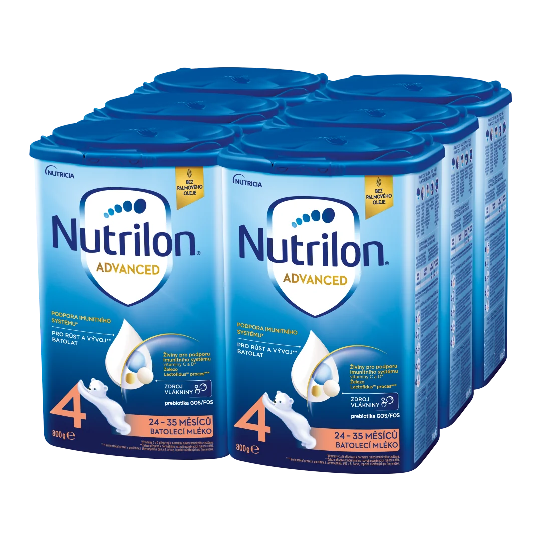 Nutrilon Advanced 4 6×800 g, dojčenské mlieko