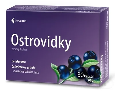 Noventis Ostrovidky 2×15 cps, výživový doplnok