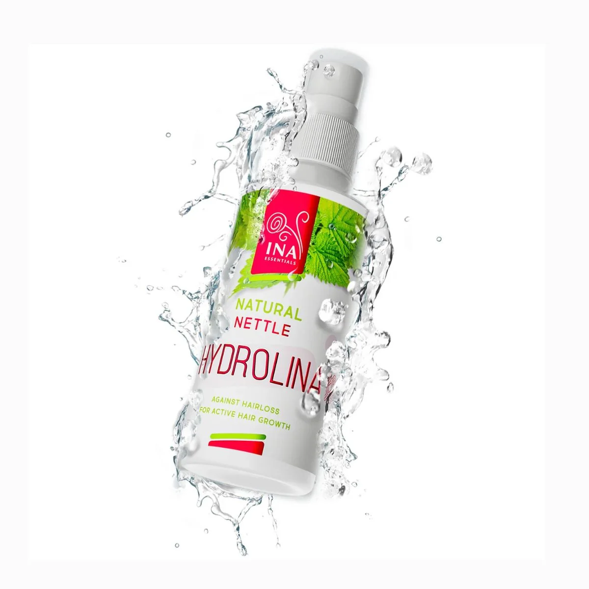 HYDROLINA - voda z divokej žihľavy - vlasový sprej na vypadávanie vlasov a mastné vlasy- 150 ml - INA Essentials