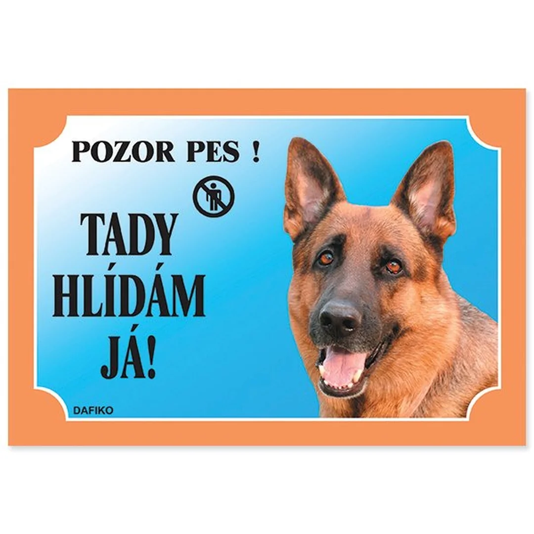 Tabuľka Dafiko nemecký ovčiak