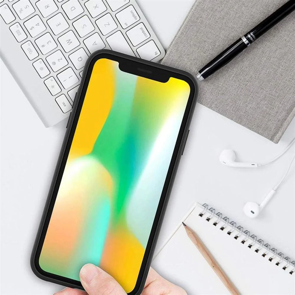 Silikónové puzdro pre Apple iPhone 14 Pro Čierna, 1 x puzdro