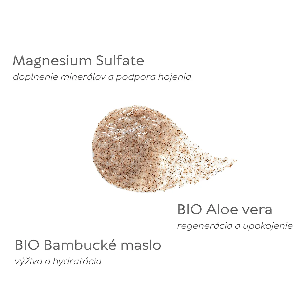 Natuint cosmetics - Telový píling s magnéziovou soľou Detoxifying Creamy Body Scrub