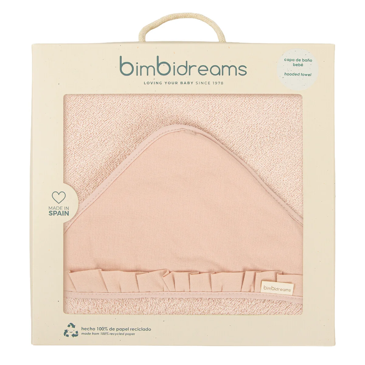 Detská osuška BIMBIDREAMS - SALMON
