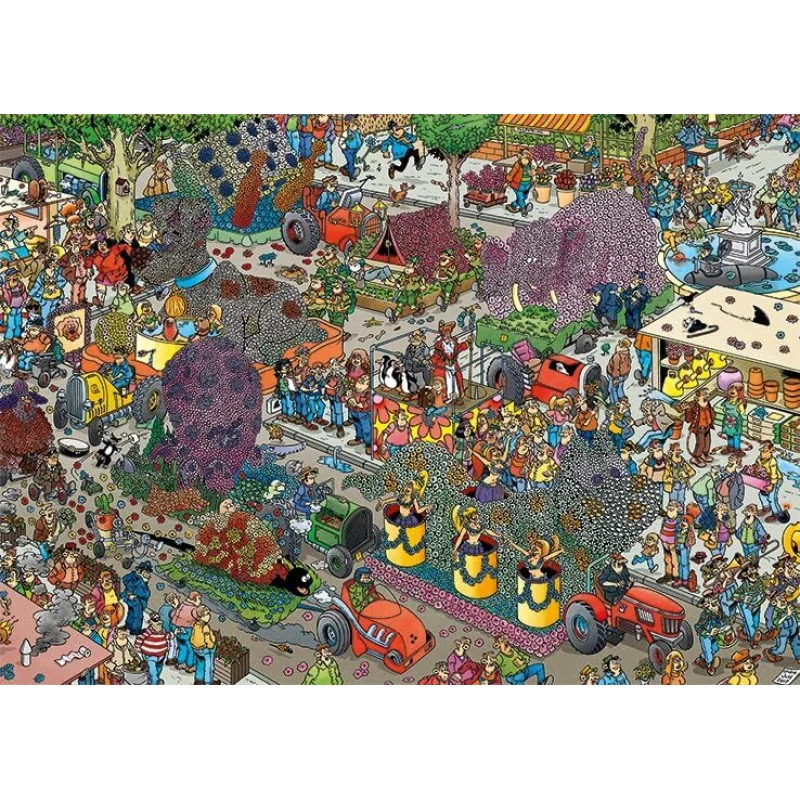 Jumbo Jan van Haasteren Puzzle Flower Parade 1000 dielikov