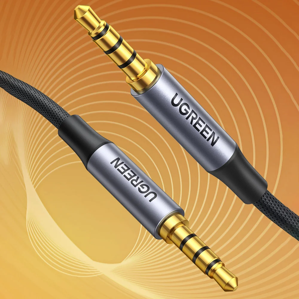Ugreen AV183 kábel 3.5mm mini jack / 3.5mm mini jack M/M 3m, čierny