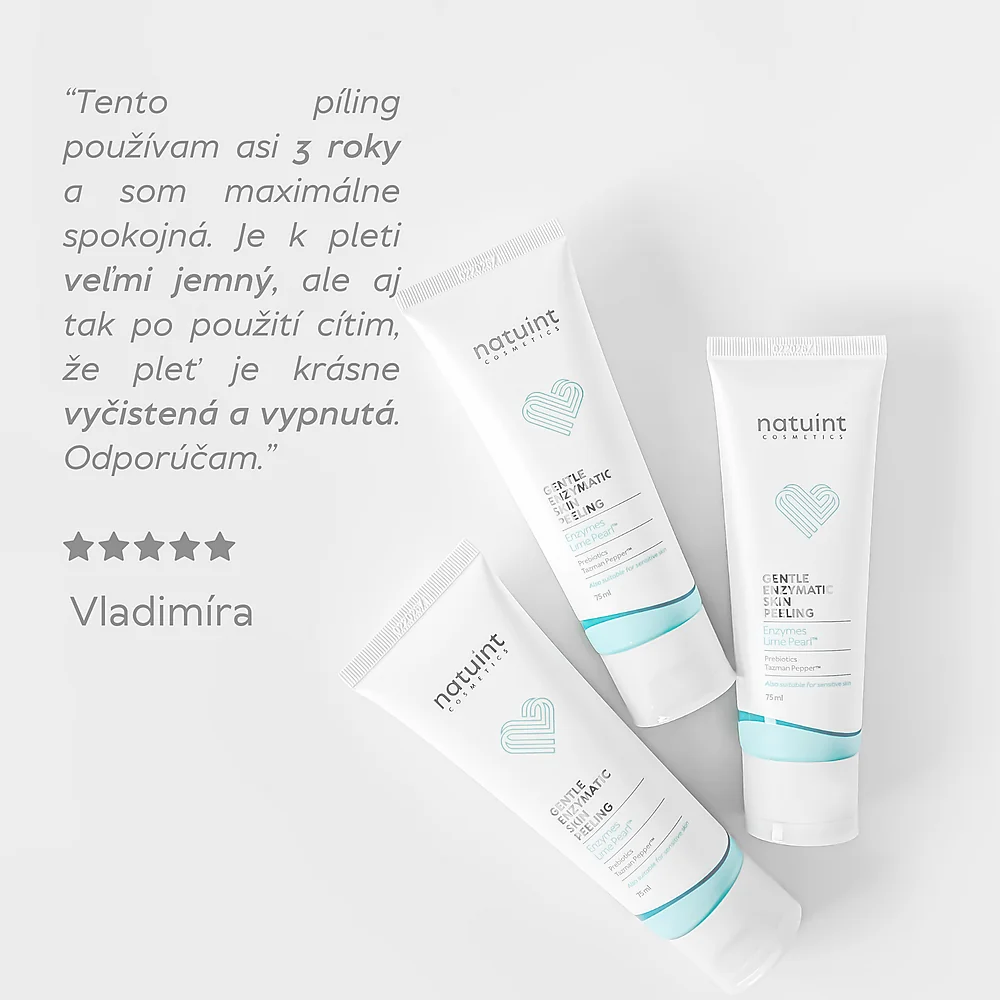 Natuint cosmetics - Enzymatický píling so šetrným účinkom Gentle Enzymatic Skin Peeling