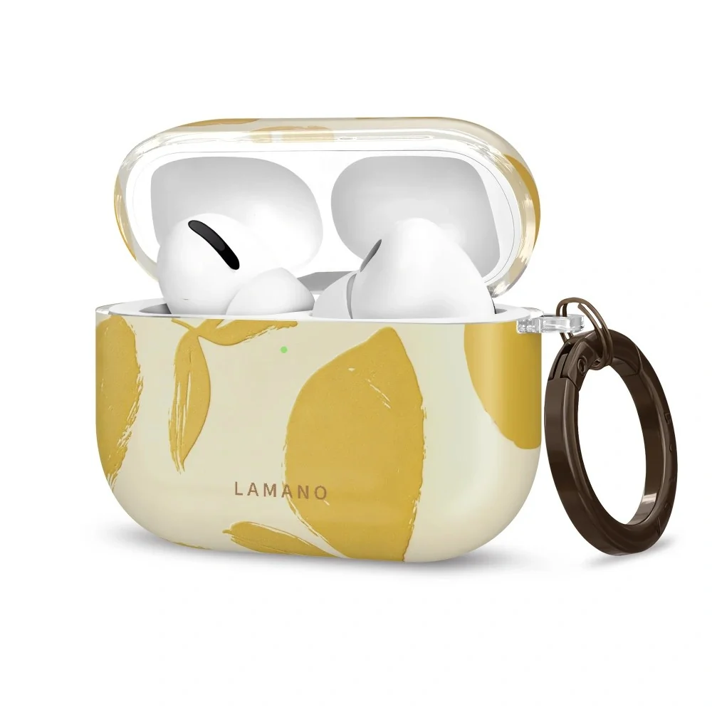 Tech-Protect Lamano puzdro na Apple AirPods Pro 3, lemon