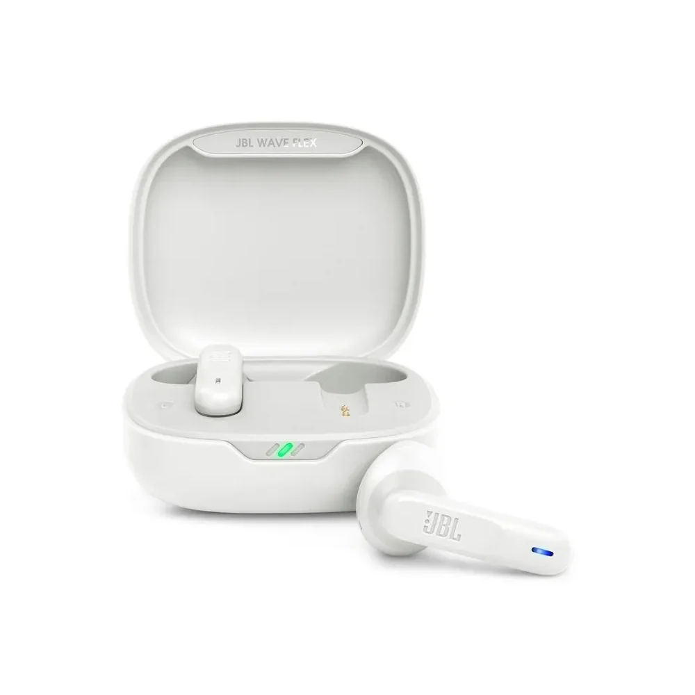 Slúchadlá BLUETOOTH do uši JBL WAVE FLEX WHITE (TWS)