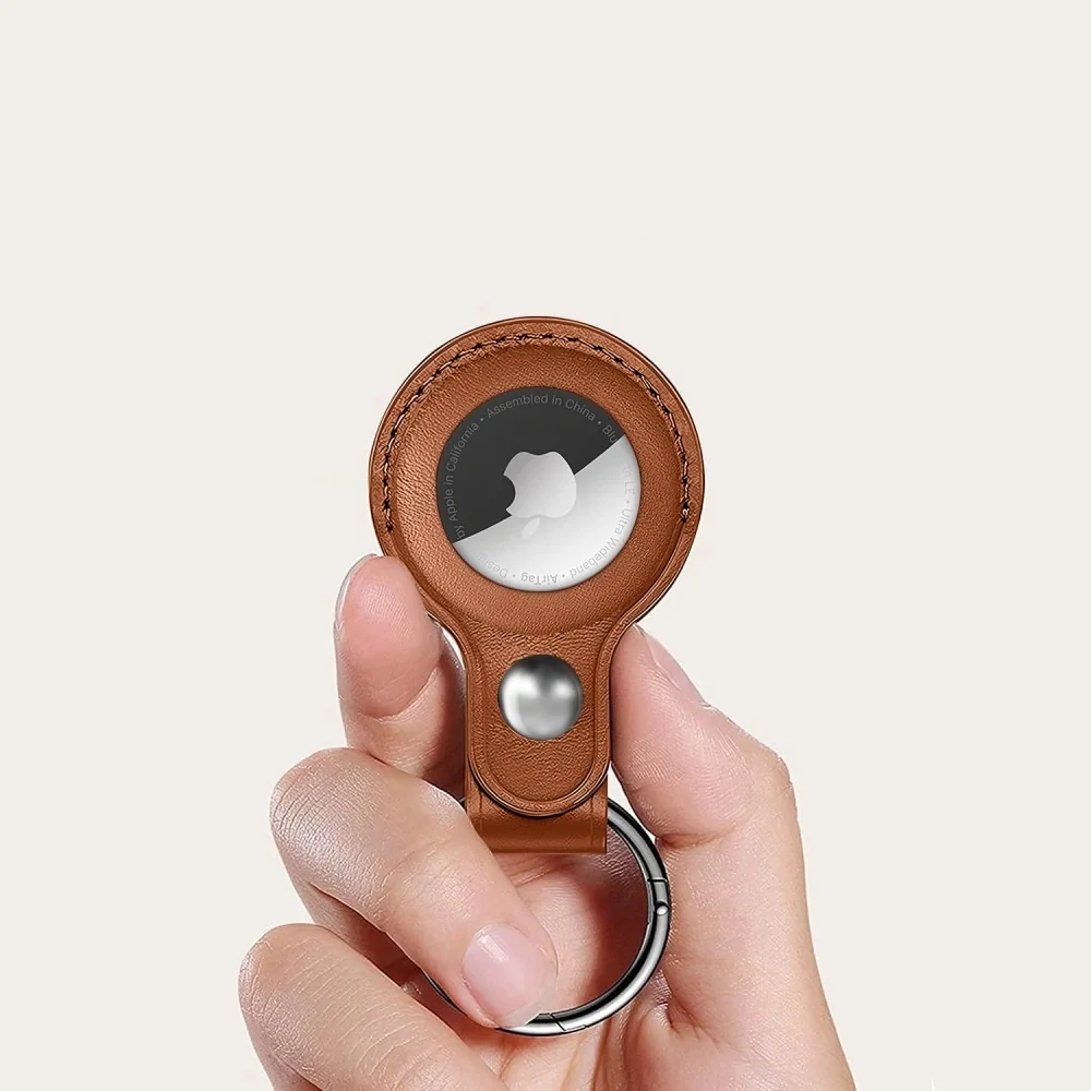 Tech-Protect Natural Fit puzdro na Apple AirTag 1 / 2, hnedé